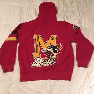 Retro Mickey State University zip up hoodie Disney